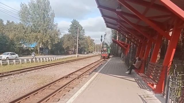 Прибытие паровоза Гр - 332 на станцию Яковлевская. смотреть онлайн