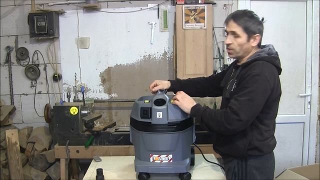 Новый помощник в мастерской Пылесос  KARCHER  NT 22/1 Ap Te L. Обзор..