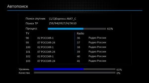 40Е. Спутник Экспресс АМ-7. Диапазон Си. Сканирование и поиск. 12.05.2019