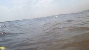 Большие волны на Волге!