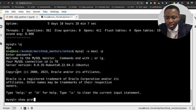 048 - INTRODUCTION TO SQL WITH PYTHON (MySQL)