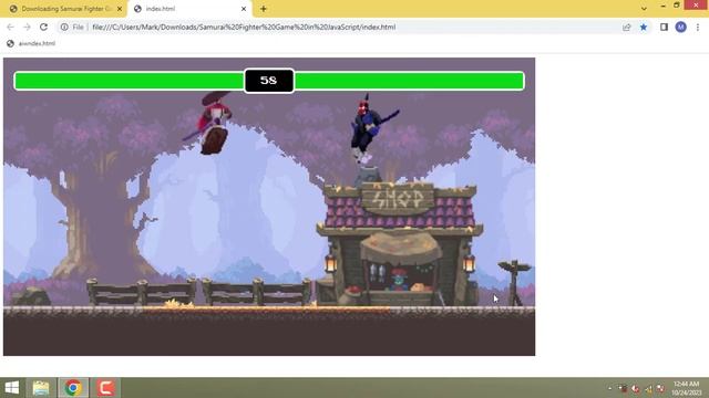 Samurai Fighter Game in JavaScript
