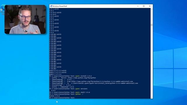 How to Install and Run Multiple Python Versions on Windows 10/11 | pyenv & virtualenv Setup Tutoria смотреть онлайн