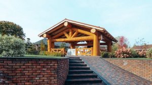 Красивая беседка из Рубленного бревна | Ручная рубка