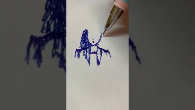 ASMR рисую гелевой ручкой?| АСМР близкий шепот таппинг рисование| смотреть онлайн