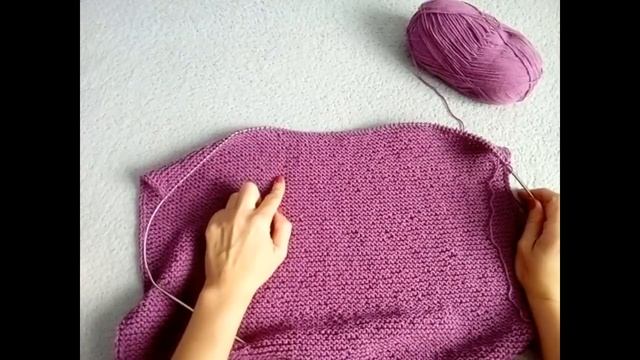 Пуловер с разрезами. Мастер-класс...Часть 1 смотреть онлайн