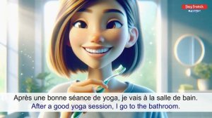 Describe your Daily Routine in French Level A1 A2 _ French Listening Speaking Practice