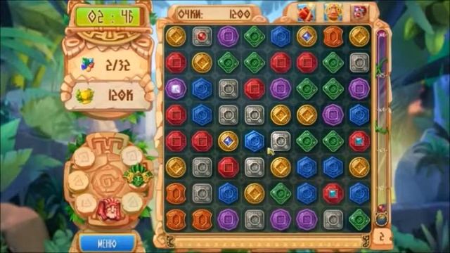 Сокровища Монтесумы 5 игра, гемплей, прохождение уровней 20-24 смотреть онлайн