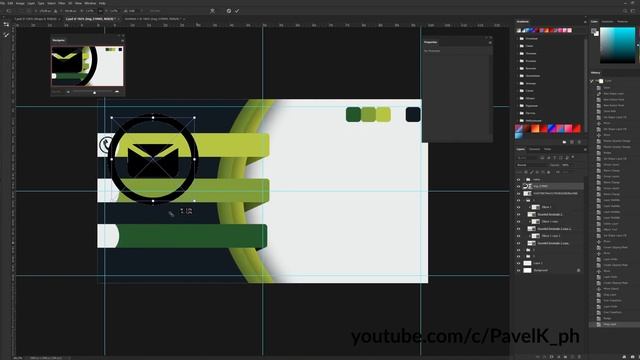 [фотошоп урок] как сделать визитку смотреть онлайн