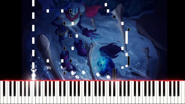 Undertale - Bonetrousle (Papyrus Theme) Piano Cover смотреть онлайн