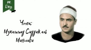 Мухаммад Сиддик аль Миншави. Джуз 19