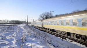 ЧС8-019 с поездом IC №738 сообщением Киев - Запорожье следует по Посту Западному