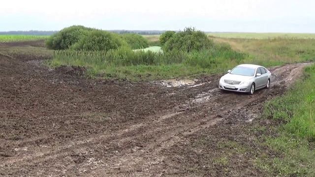 Nissan Teana Four тест по Рязанскому бездорожью смотреть онлайн