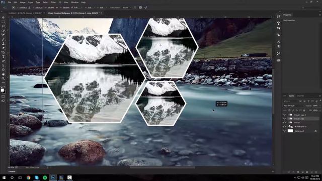 Clean Desktop Wallpaper || Photoshop Tutorial || Liion