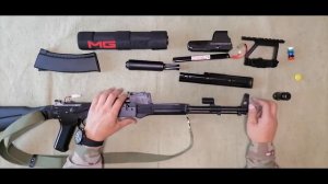 ОБЗОР НА AIRSOFT AEG АК-74М от LCT