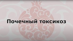 Видео 6. Почечный токсикоз. Из цикла "Знакомство с Технологиями Здоровья"