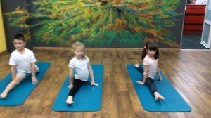 Продольный шпагат Дети 6-7 лет