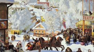 Сочинение по картине «Масленица» Б. Кустодиева