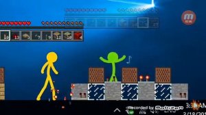 Стикманы делают музыку в майнкрафт