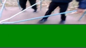 Упал с качели поехал дальше)