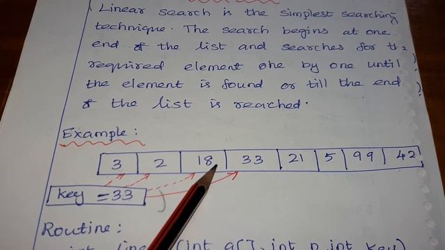 CS 3351 DATA STRUCTURES / UNIT 5/ LINEAR SEARCHING in Tamil