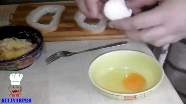 Рецепт гренок с колбасой и сыром Горячий бутерброд смотреть онлайн