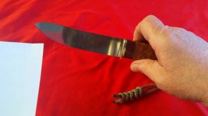 Немецкая сталь PGK. Нож для охоты.