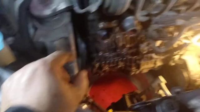 CHEVROLET EPICA замена помпы в сборе.