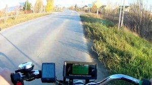 Электро-велосипед 500W, как едет, скорость, мотор-колесо в треугольник