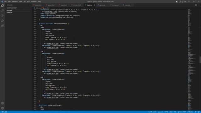 Gaming Website Code | Visual Studio | HTML, CSS and JAVA смотреть онлайн