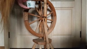Реставрация прялки(1этап)- spinning wheels antigue