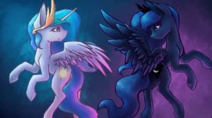 MLP:FIM Princess Celestia And Princess Luna - Tribute 3 - End Of Time
