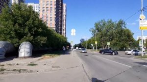 Москва 3973 Амурская улица, ЖК Амурский парк и Левел Амурская лето день