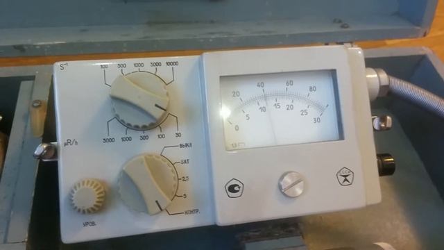 Радиометр поисковый сцинтилляционный СРП-68-01, зав.№194. г.в. 1988. ☢ смотреть онлайн