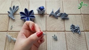 Стильная брошь канзаши своими руками | мастер класс | DIY | kanzashi
