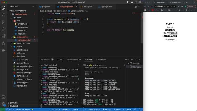 TypeScript Tutorial for Next.js 14 and React - Interfaces and Typings