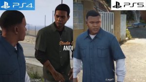 GTA V | PS4 VS PS5 Графика и время загрузки | Сравнение (4K 120 кадров в секунду)