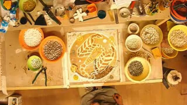 Процесс создания мозаики смотреть онлайн