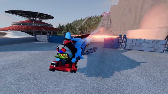 Гонки самых длинных монстров в мире! Кто доедет до финиша? Гоша и Чич. BeamNG Drive. смотреть онлайн