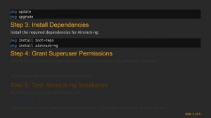 Installing Aircrack-ng on Android using Termux