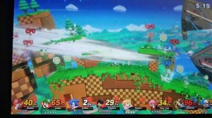 SSBU: Mario, Luigi, Sonic, Shadow, Princess Peach, and Amy Rose vs Bowser and Dr. Eggman
