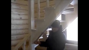 Изготовление Деревянной лестницы видео1