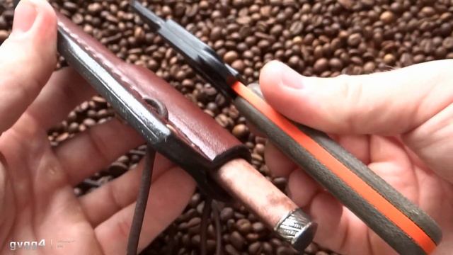 Шейный нож из СУПЕР СТАЛИ М390, Россия, Мастерская «Слон & Ко» смотреть онлайн