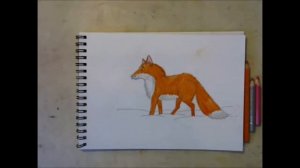 как нарисовать лису