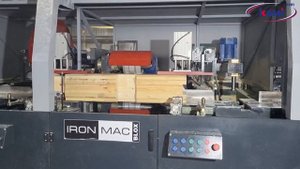 Чашкорезный станок IRONMAC BLOX-300-4 | Обработка профилированного бруса