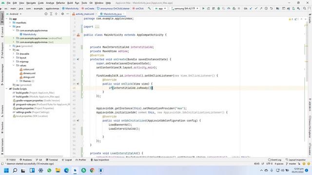 How to integrate AppLovin Max Interstitial Ads in Android App | Applovin Ads 2022 | codetrix