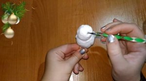 DIY  ПТИЧКА ИЗ ВАТЫ. ВАТНАЯ ИГРУШКА