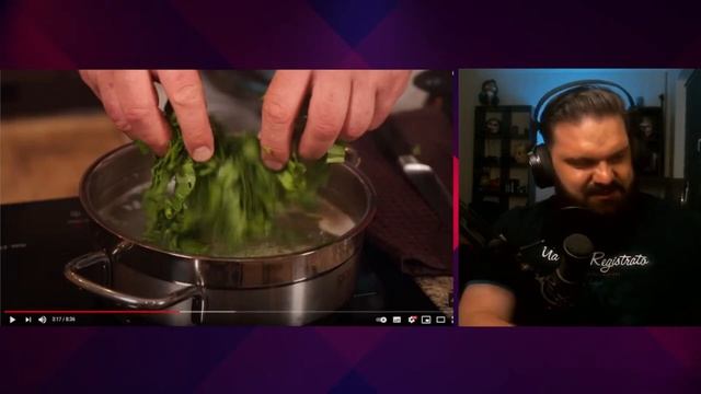 Чима смотрит как Лазерсон готовит хрючево под №158 (Щавелевый суп) смотреть онлайн