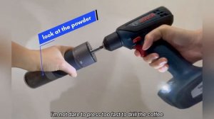 Semi-Auto Drilling Coffee Handgrinder | KINGrinder K4 & Bosch