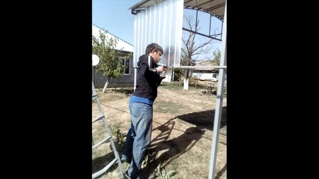 Делаем навес для машин часть 4 смотреть онлайн